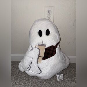 NEW! Ghost Pillow With Tan Stanley Cup And Side Bag
